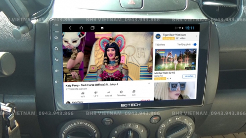 Màn hình DVD Android xe Mazda 2 2007 - 2014 | Gotech GT6 New